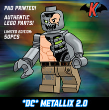 Load image into Gallery viewer, Metallix 2.0 Custom LEGO Minifigure (pad printed)