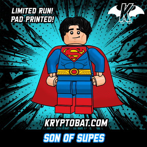 Son of Supes Custom LEGO Minifigure (pad printed)