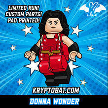 Load image into Gallery viewer, Donna Wonder LEGO Minifigure (pad printed)