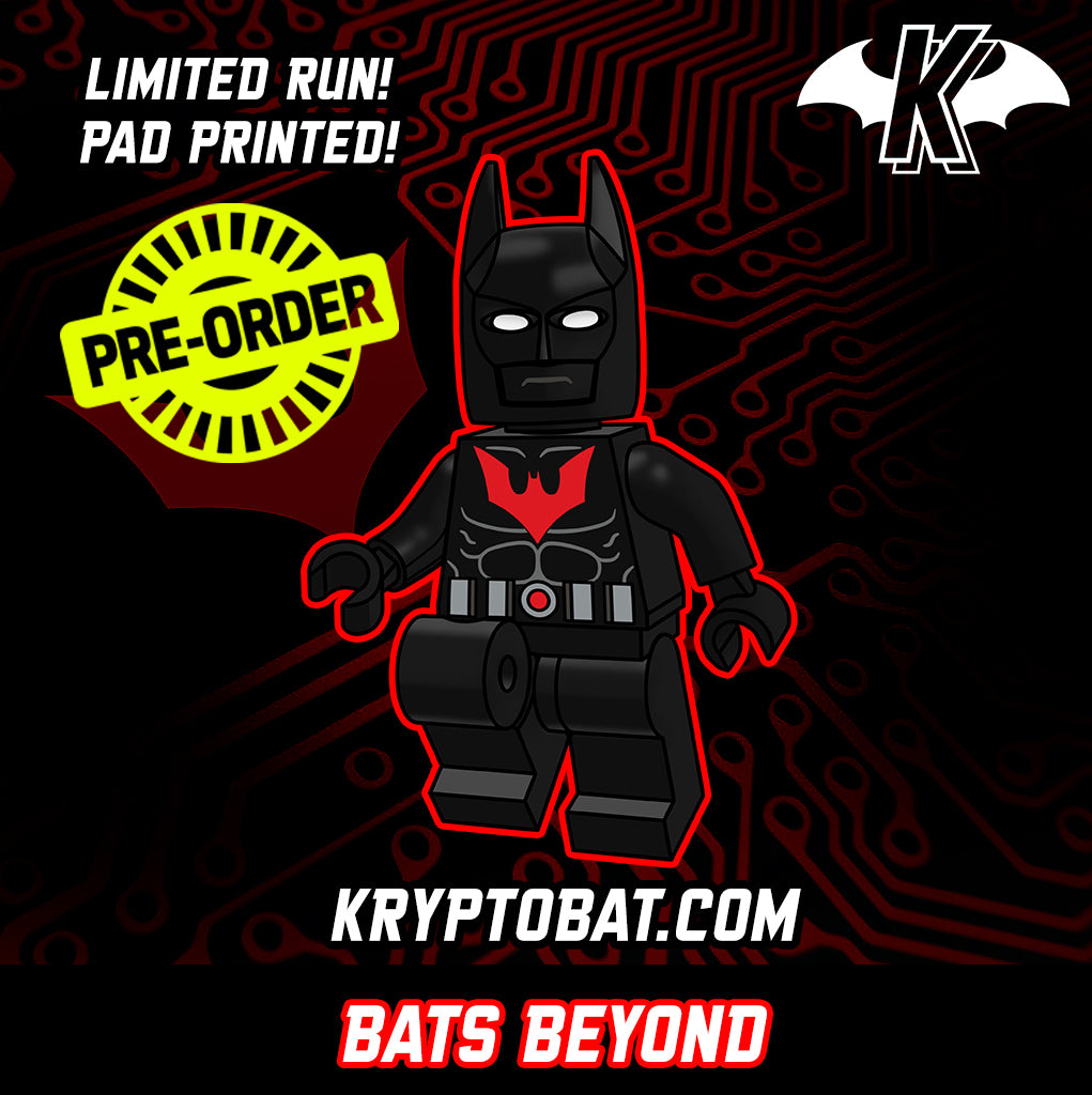 *LAST CALL PRE-ORDER* Bats Beyond [Standard] Custom LEGO Minifigure (pad printed)