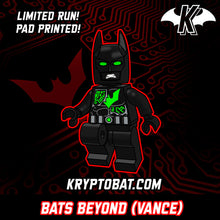 Load image into Gallery viewer, Bats Beyond [Vance] Custom LEGO Minifigure (pad printed)
