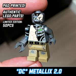 Metallix 2.0 Custom LEGO Minifigure (pad printed)