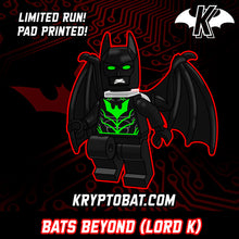 Load image into Gallery viewer, Bats Beyond [Lord K] Custom LEGO Minifigure (pad printed)