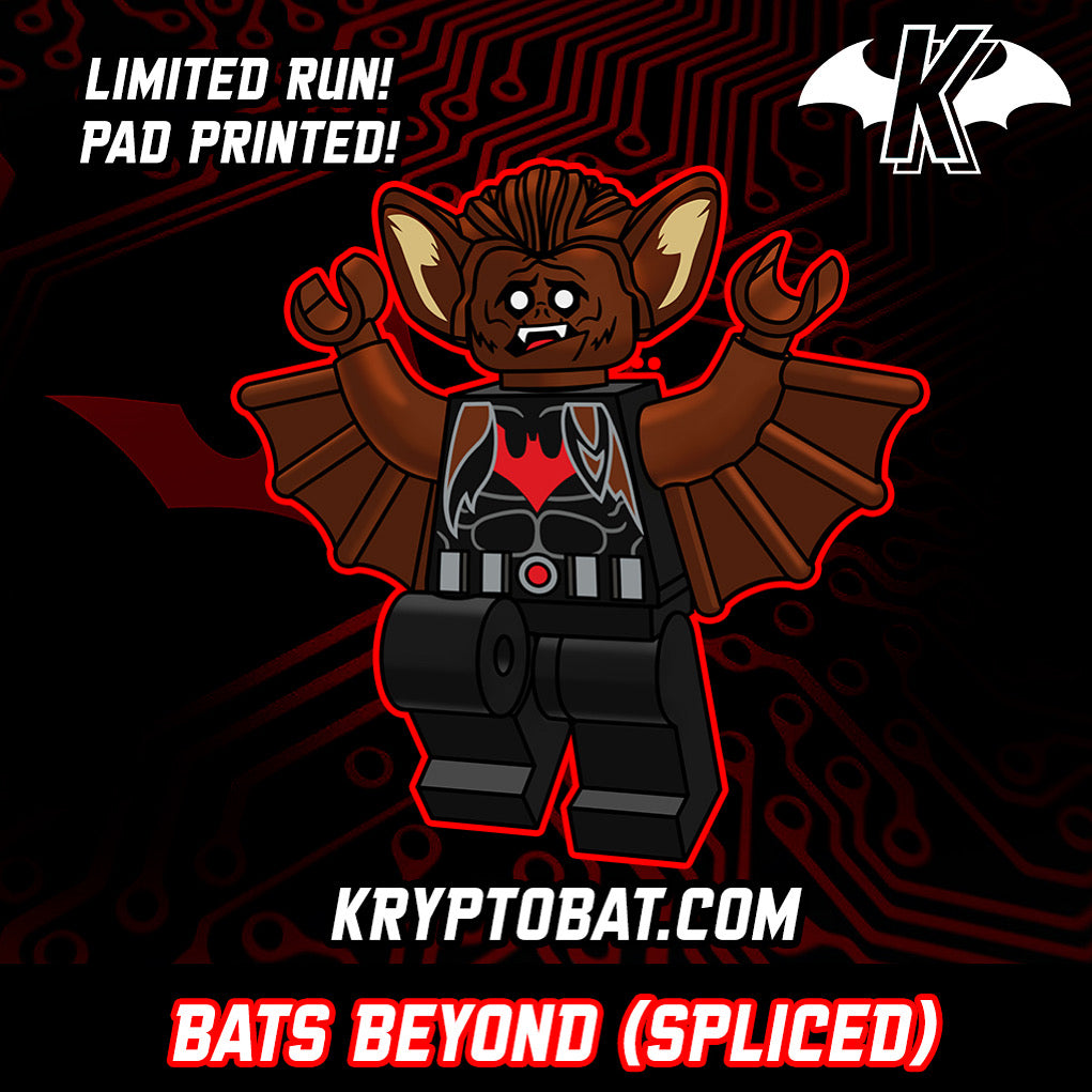 Bats Beyond [Spliced] Custom LEGO Minifigure (pad printed)