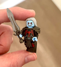 Load image into Gallery viewer, ‘King in Black’ Custom LEGO Minifigure (pad printed)